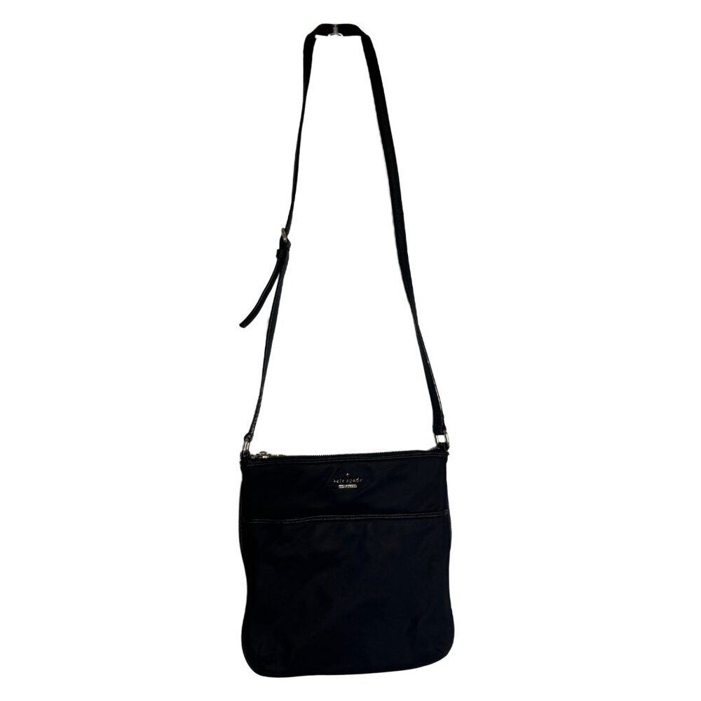 Kate Spade Black Nylon Crossbody Bag – Adjustable Strap